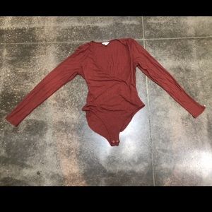 Burnt orange bodysuit